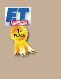 Our award from the ET Foundation